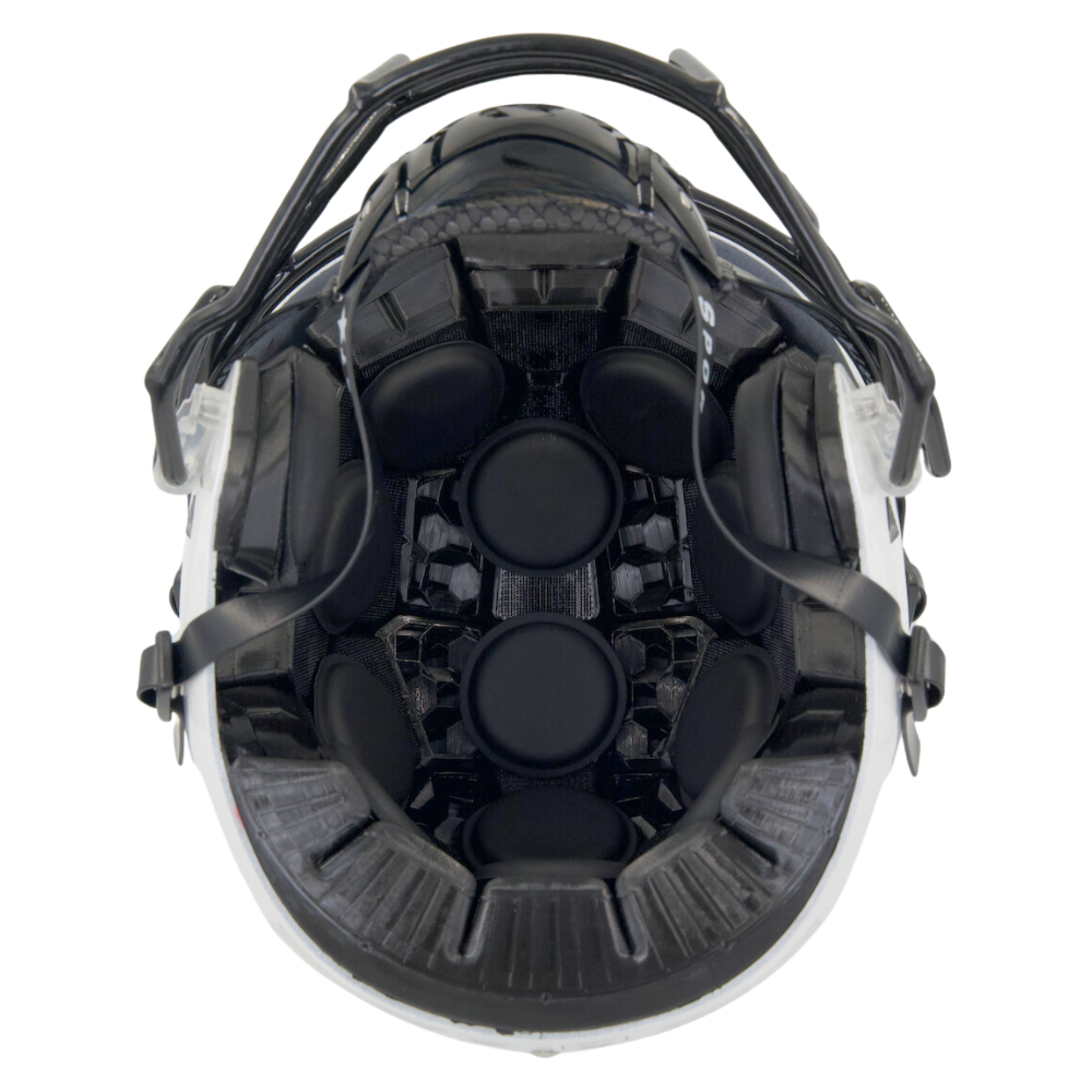Inside view of the LIGHT Gladiator football helmet
