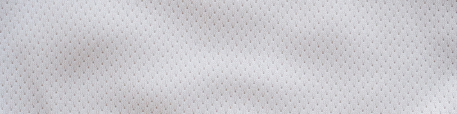 White athletic mesh background