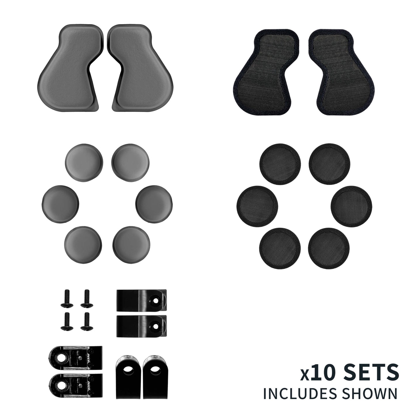 Spare Parts Kit LS2 Varsity (D3O) Blackout