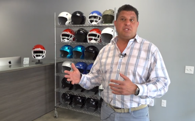 LIGHT Helmets Looking to Make Football Safer (10NEWS Steve Smith)