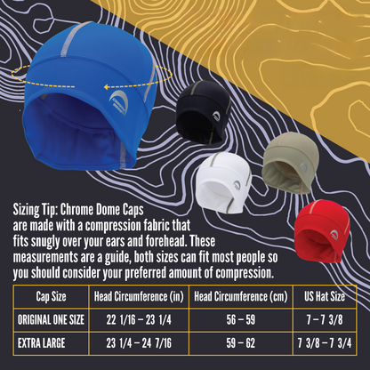 Chrome Dome Skull Cap