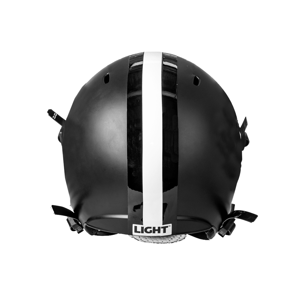 LIGHT LS2 Black Helmet Rear View