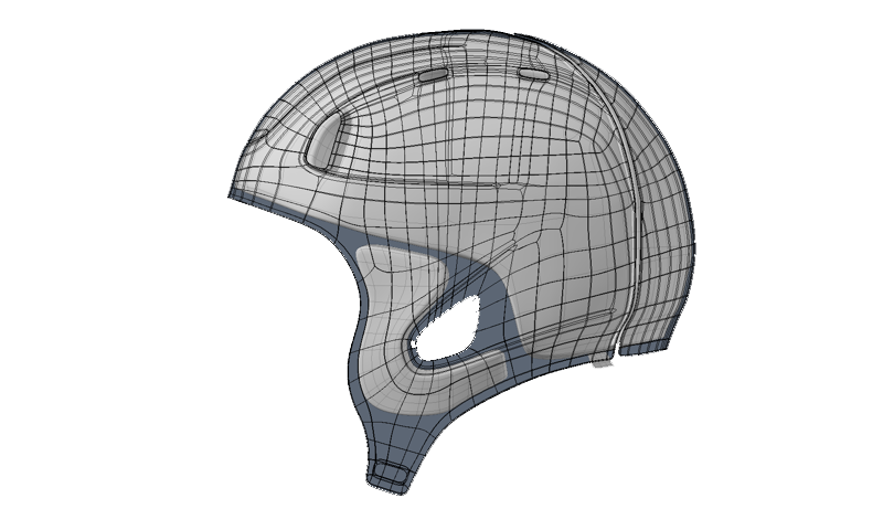 Detailed image of the LIGHT SS1 helmet inside view