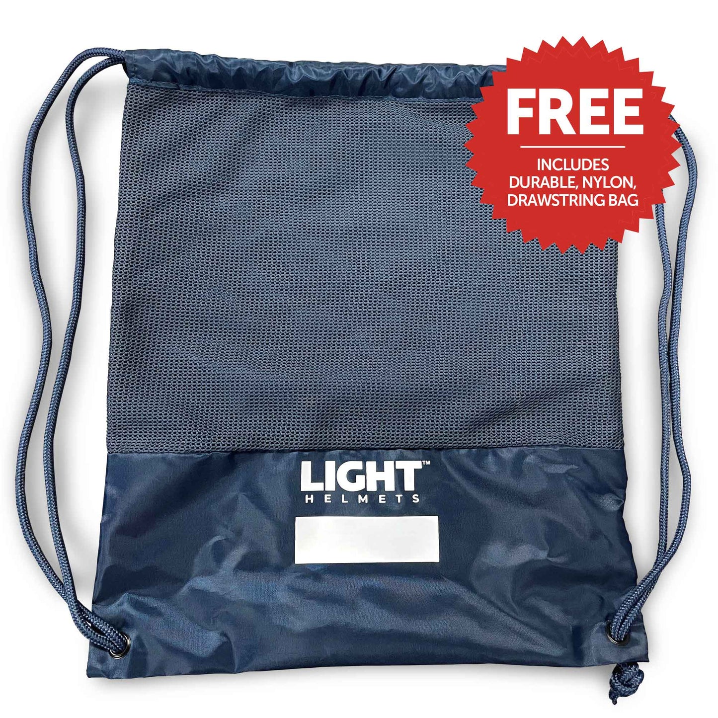 Light Helmets Durable Nylon Drawstring Bag